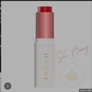Farah Creamy Malai Blush Stick She Money -Ruby Red NIB 7 G/.25 Oz